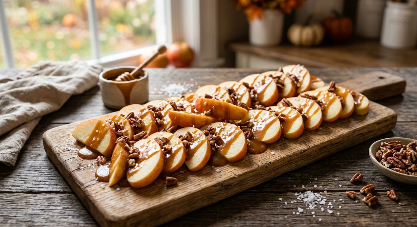Salted Caramel Dipped Apples
